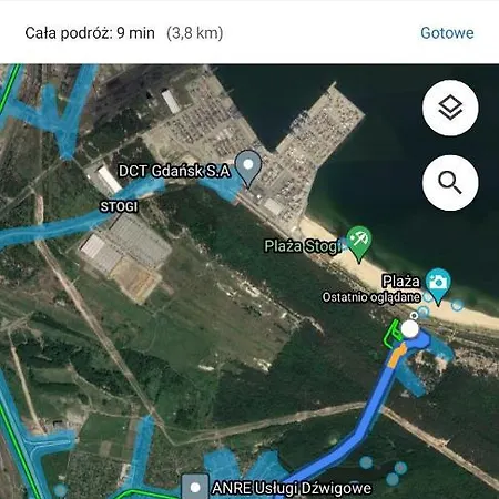 Apartmán Mieszkanie Przy Kasztanie Blisko Plazy I Centrum